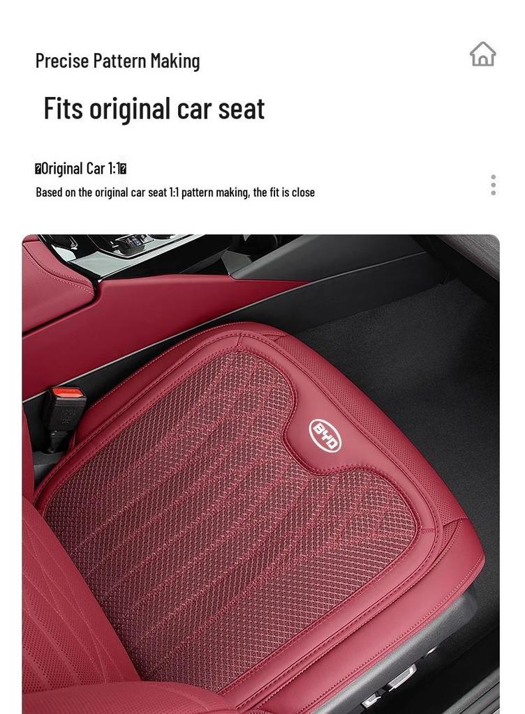 BYD Autokopfstütze Lendenwirbelstütze & Eis-Seiden-Sitzkissen für Qin, Yuan, Han, Song PLUS, dmi Tang DM & Champion Edition EV