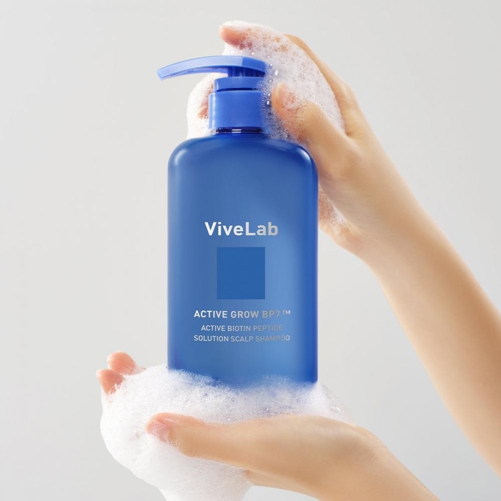 Vibe Lab Active Biotin Peptide Solution Scalp Hair Loss Shampoo 550ml