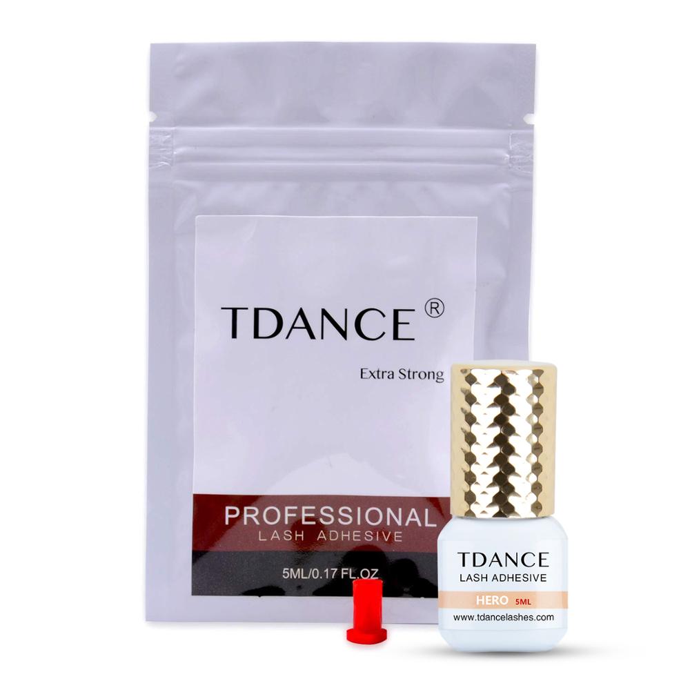 

TDANCE HERO 5 мл 0,5-1 секунды быстросохнущий чувствительный клей долговечный водостойкий профессиональный клей для ресниц косметические инструменты