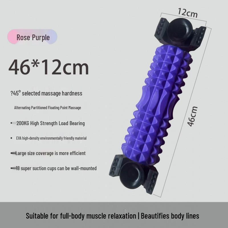 Zf1 Wall-Mounted Deep Tissue EVA Suction Cup Foam Roller for Massage and Exercise