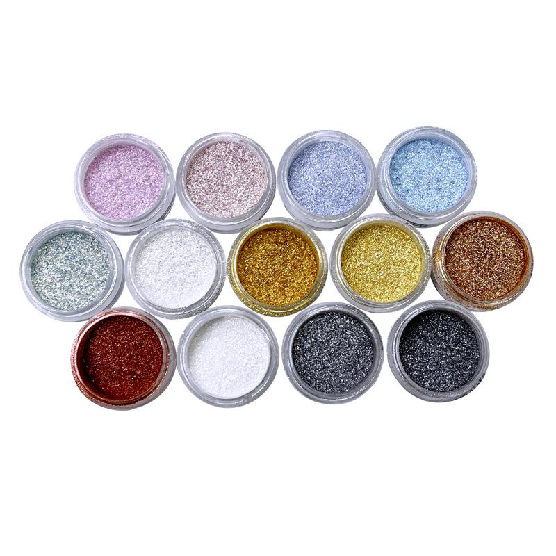 Alpha Glitter Shimmer Powder: Brightening Highlighter for Stage, Bridal Makeup & Nail Art