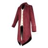 Medieval Cos Tuxedo European and American Medium and Long Tops Cosplay Halloween Men's Dance Show Retro Costume