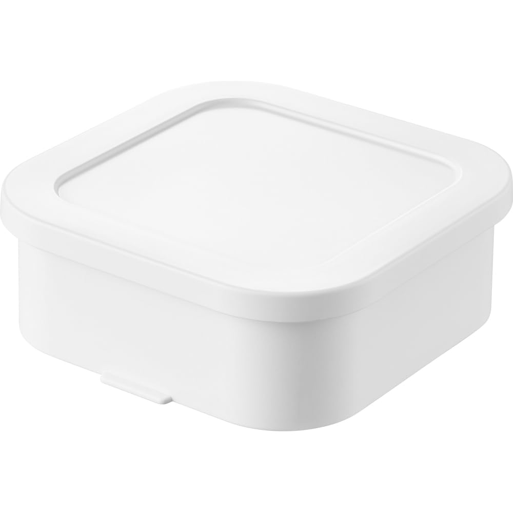 Yamazaki Tower White Frozen Rice Single Dishwasher and Microwave with 1471 X 2 Containers, Easy-to-Warm, Standing, Containers, Serving, Safe,