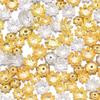 100Pcs Flowers Beads Caps 8/10/12mm Lotus Spacer beads Pendant Bead Tray for Jewelry Making Charms DIY Bracelet Necklace Earring