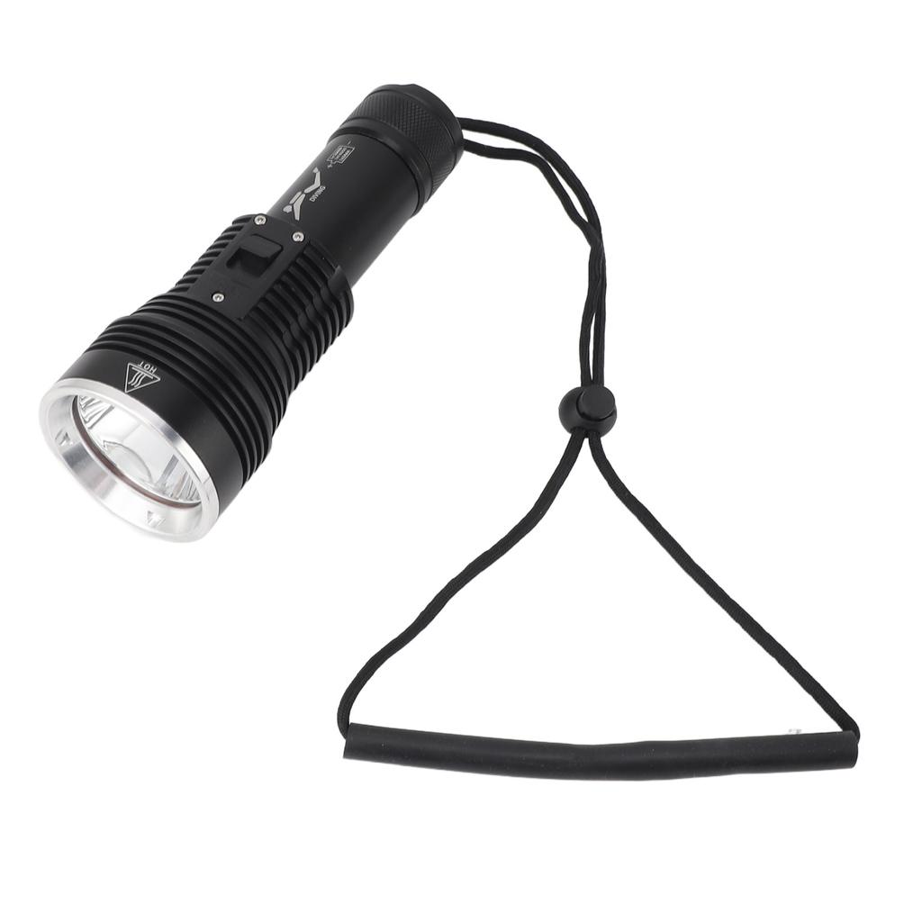 Tauchtaschenlampe 3800LM 100m IPX8 Wasserdicht 3 Beleuchtungsmodi Tauchlampe für Unterwasseraktivitäten