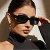 Vintage Square Sunglasses Rectangle Fashion Popular Women Men Shades Small Sun Glasses For Female Male Summer Traveling
