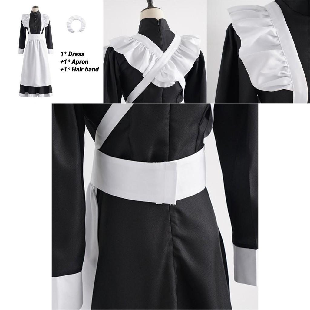 Polyester Fiber Maid Costume High-quality And Durable Cosplay Outfit