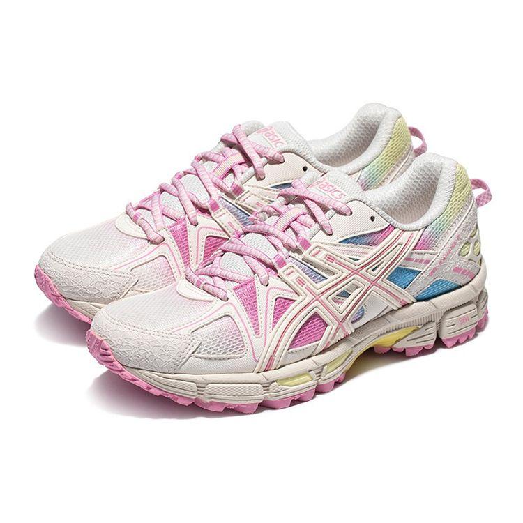 Asics Scarpe da Trail Running Gel-Kahana 8 Comode con Lacci Ammortizzate Traspiranti Resistenti Basse Donna Sneaker Beige 1012A978-100