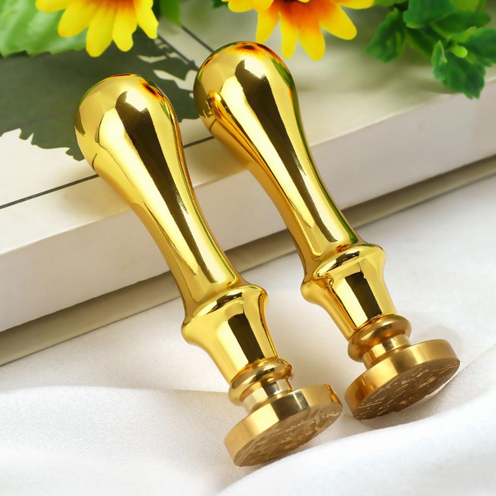 Wax Seal Stamp Handle Replacement Non-slip Brass Stamp Handle Simple Installation for Vintage Wax Sealing Stamps
