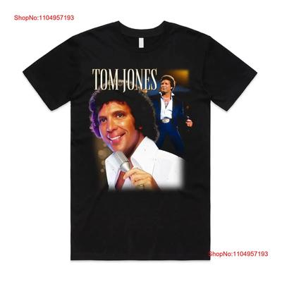 Tom Jones Homage T Shirt Top Retro Vintage UK EU Tour 2025 Merch Welsh Wales Vintage Washed Top For Everyday Wear