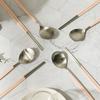 FLAITO Domestically Produced Bordeaux Stainless Steel Matte Cutlery Set