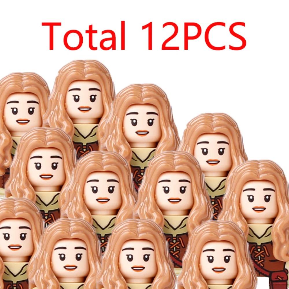 Medieval Military Building Blocks Solider Figures Gifts Weapons Shields Helmets Lionheart Teutonic Knights Militiaman Farmer MOC