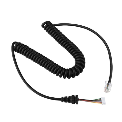 Microphone Cable, Portable Car Radio Handheld Microphone Line for YAESUMH-48A6J, MH-42B6J, FT-1500, FT-1500M, FT-7800, FT-8800, FT-8900, FT-7100M, FT-