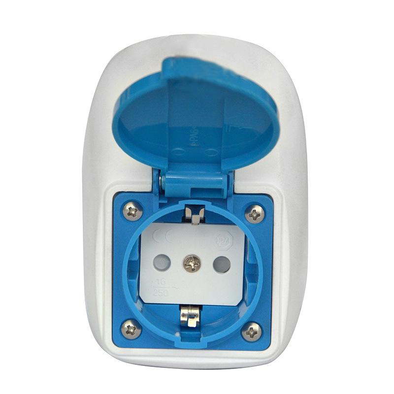 Weatherproof Outdoor WiFi Remote Control Timer Switch Socket with IP44 Plastic Shell