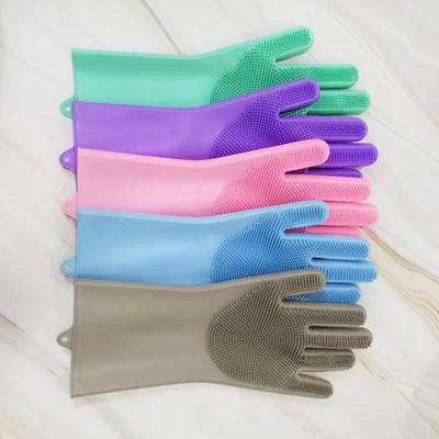 Gants en Silicone pour Enlever les Poils d'Animaux – Brosse de Toilettage et de Massage pour Chat et Chien