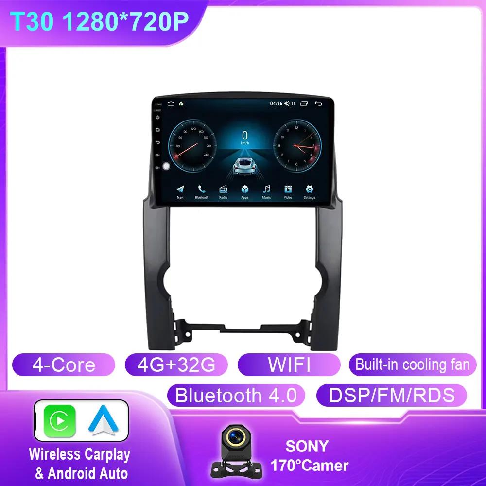 Radio auto pentru Kia Sorento 2009 - 2012 Android Auto Player Multimedia Navigație GPS Stereo Unitate Principală 5G WIFI QLED BT Fără 2din DVD