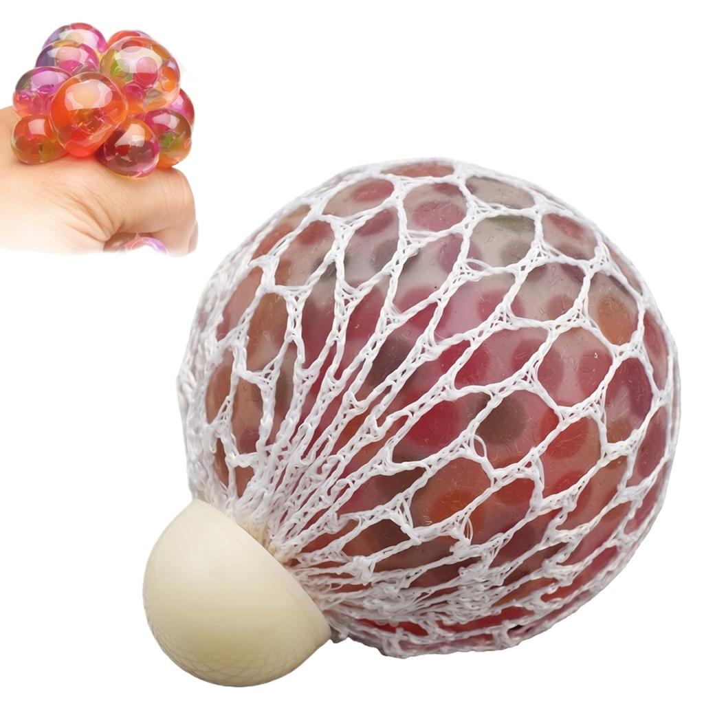 Mesh Covered Squeeze Stress Ball Toy for Hand Exercise and Sensory Relief Suitable for Office and Home Use 3ml Size