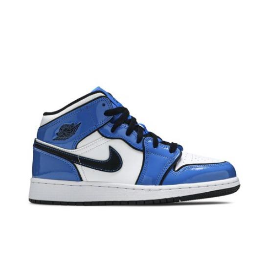 Air Jordan 1 Mid SE GS Signal Blue BQ6931-402