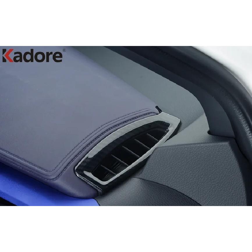 Car Front Side Air Condition Vent Cover Trim For Toyota CHR C-HR 2016 2017 2018  Carbon Fiber Interior Moulding Accessories