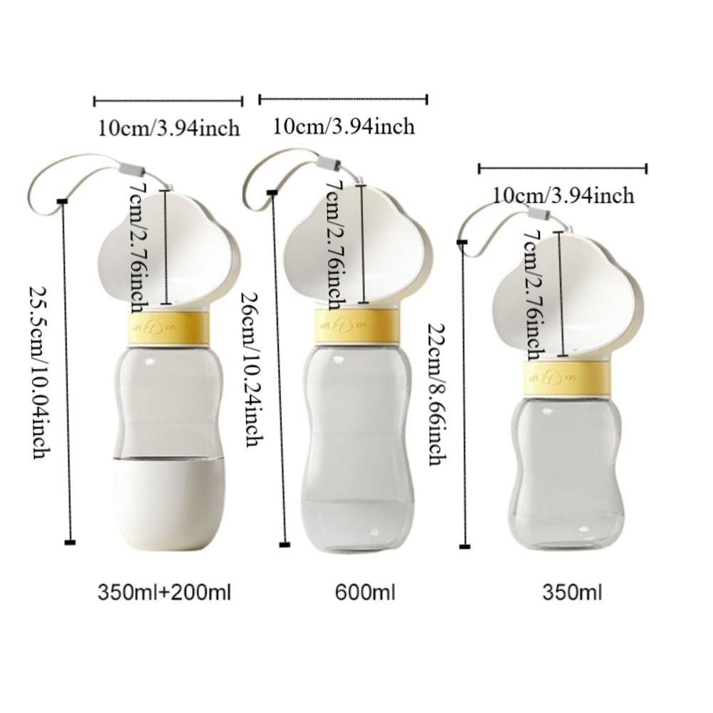 Plastic Dog Water Dispenser Cloud Shape Pet Snack Dispenser Pet Feeder  Walking The Dog