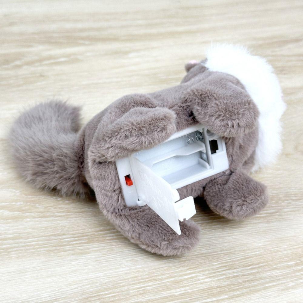 With Sounds Plush Electric Music Toy Electronic Animated Squirrel Walking Toy  Kids Baby