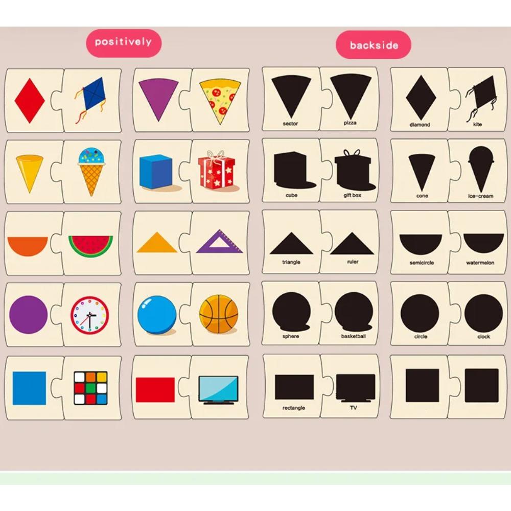 Interactive Wooden Learning Toy – Fun Animal & Number Matching Game for Shape Recognition & Early Math Skills, Ideal for Kids