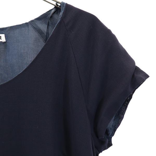 JIL SANDER Made in Italy wool Short sleeve one piece 40 Side zip Women Used