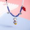 Korean Style Fashion Ceramic Animal Necklace: Cute, Versatile, Light Luxury Clavicle Chain for Women