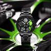 SVJ Multifunctional Men's Off-Road Waterproof Quartz Watch with 3D Hollow Design