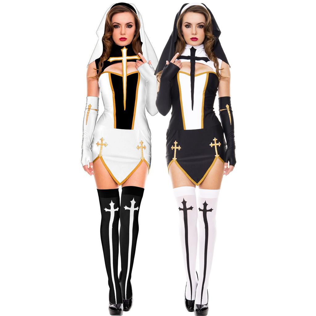 Women's Costume Dress Set for Halloween Party Role Play and Stage Performance