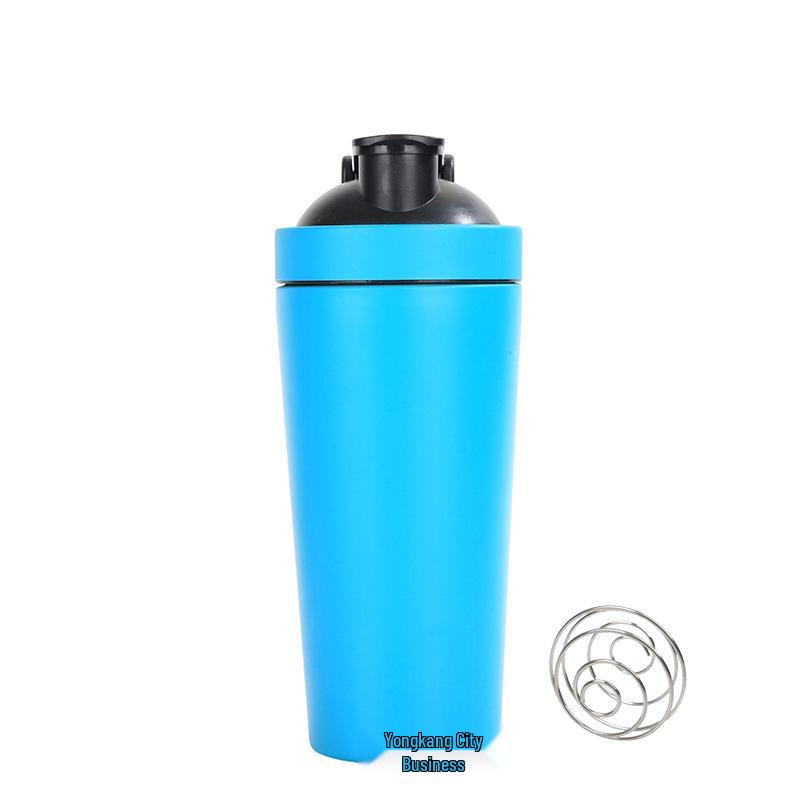 304 Stainless Steel Multifunctional Shaker Cup: Large-Capacity Protein Powder, Milkshake, and Water Bottle for Outdoor Fitness.