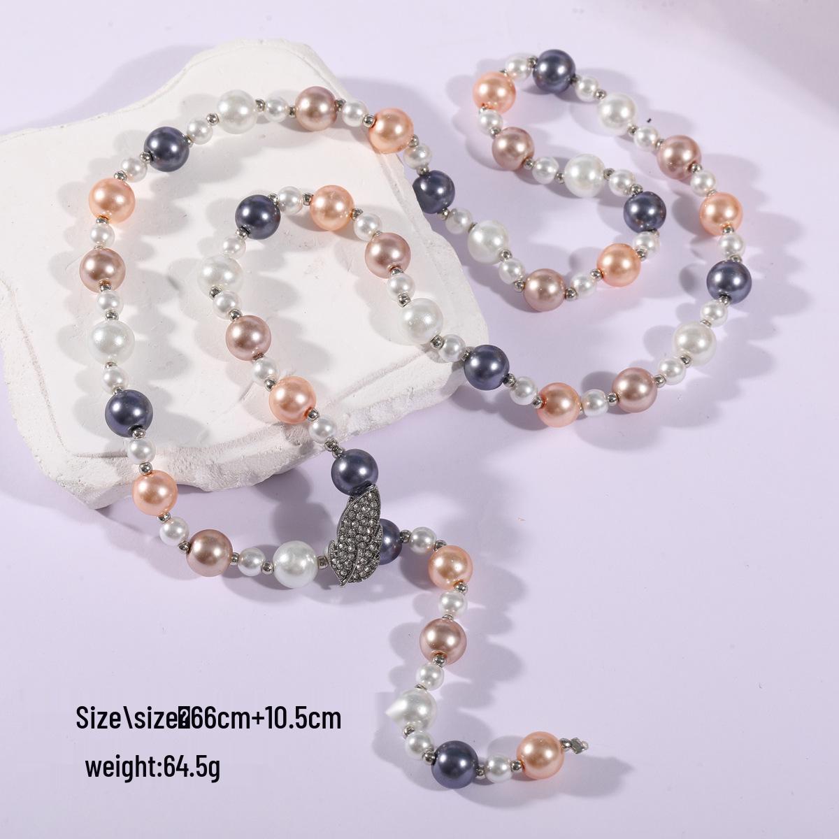 

Міжкордонний ароматний ланцюжок для светра: Корейський стиль, довге намисто, модно універсальне, високоякісний сплав, стійке до вицвітання