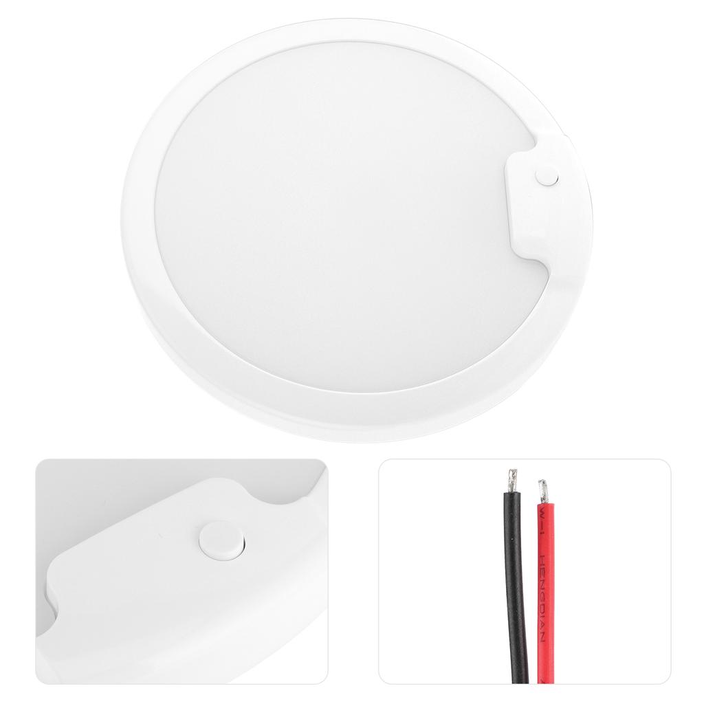 Univerzální stropní světlo UltraTenké 12V 24V LED Střešní kupolové světlo pro interiér karavanu RV