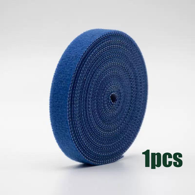 5M/Roll 10mm Cable Organizer Nylon Velcro Binding Tape Cable Wire Winder Tape Earphone Mouse Cord Management Ties Protector