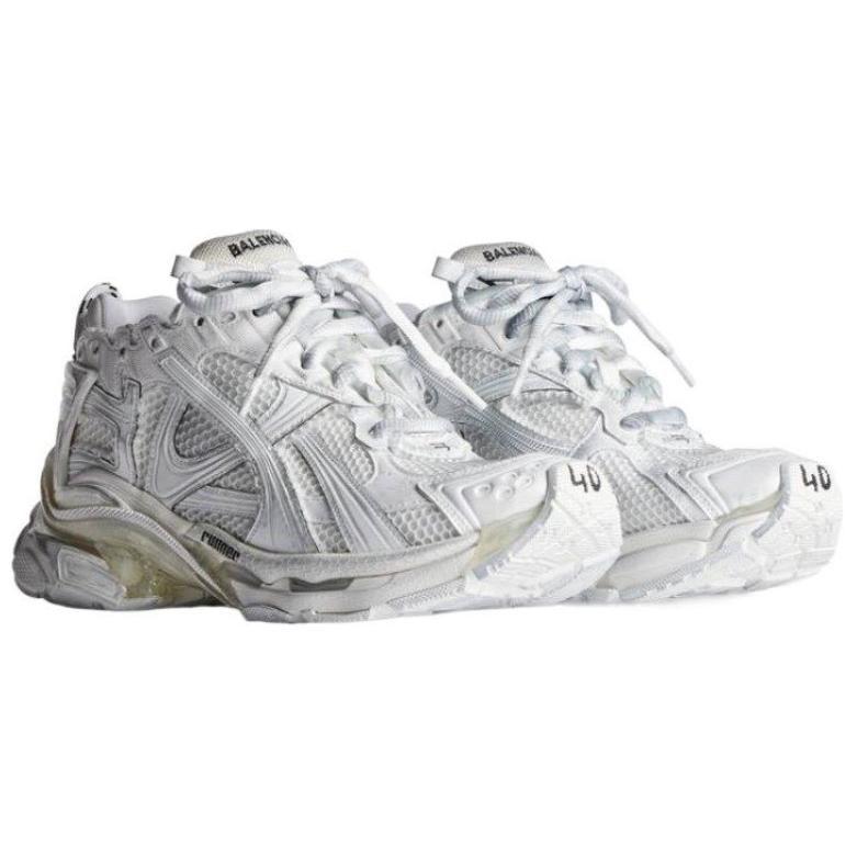Balenciaga Cargo Sneakers 'Light Beige Microfiber And Mesh' 772774W3RMU9000