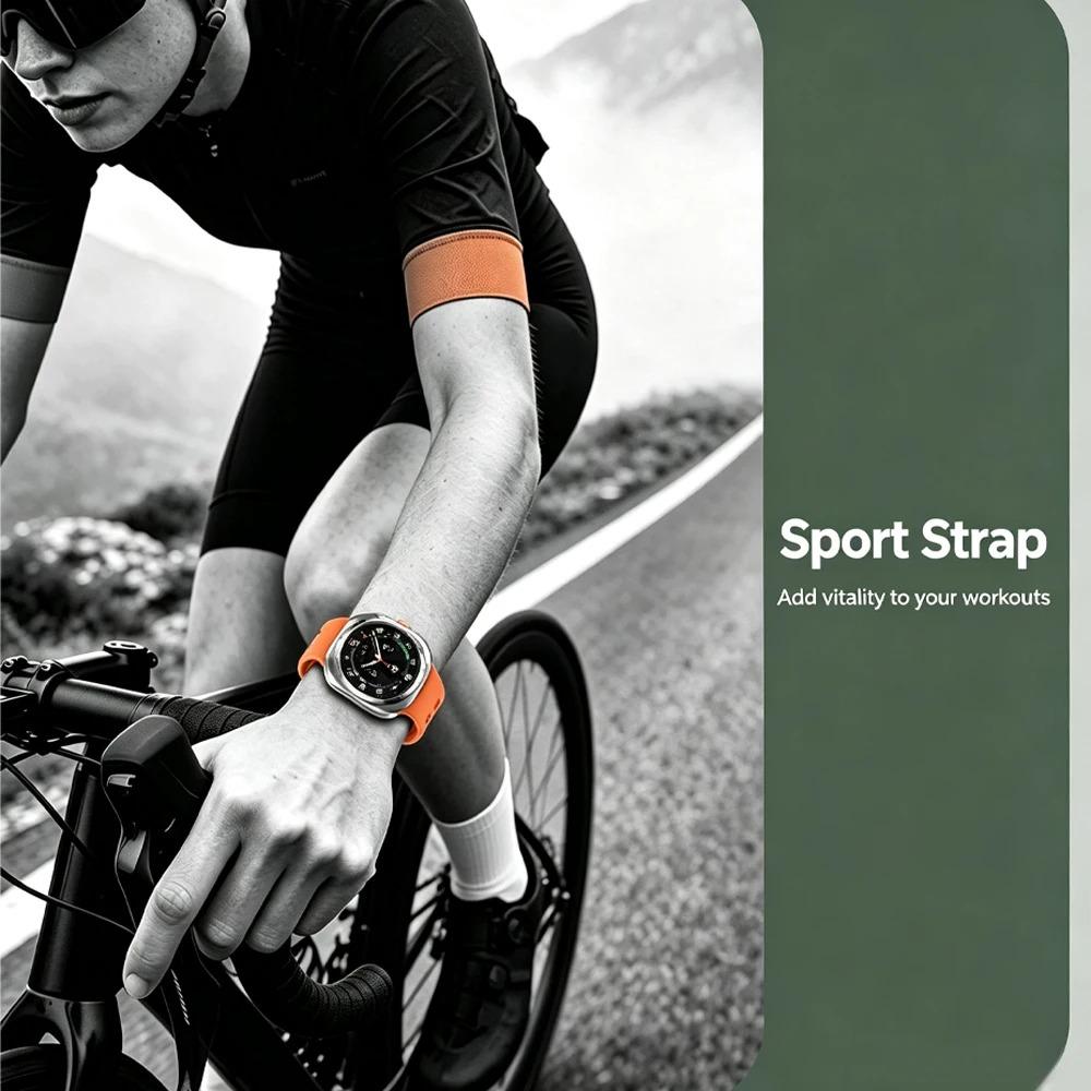 Breathable Silicone Strap for Samsung Galaxy Watch Ultra 2 1 47mm Official Replacement Wristband for Galaxy Watch Ultra 2026 3