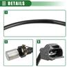 Motoforti Engine Crankshaft Position Sensor for Toyota Supra 3.0L (1993-1998) with ABS, Black, 90919-05006