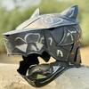Wolf Head Helmet Medieval Helmet for Costumes and Roleplay Home Décor