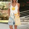 Women's V-neck Printed Sleeveless Jumpsuit Spring And Summer Casual Jumpsuit Shorts