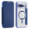 Luxury TPU Flip Card Holder Leather Phone Case for Google Pixel 10 Pro 9 Pro XL 8A 7A for MagSafe Magnetic Wireless Charge Cover