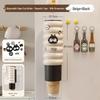 Wall-Mounted Magnetic Paper Cup Holder for Kitchen or Water Dispenser