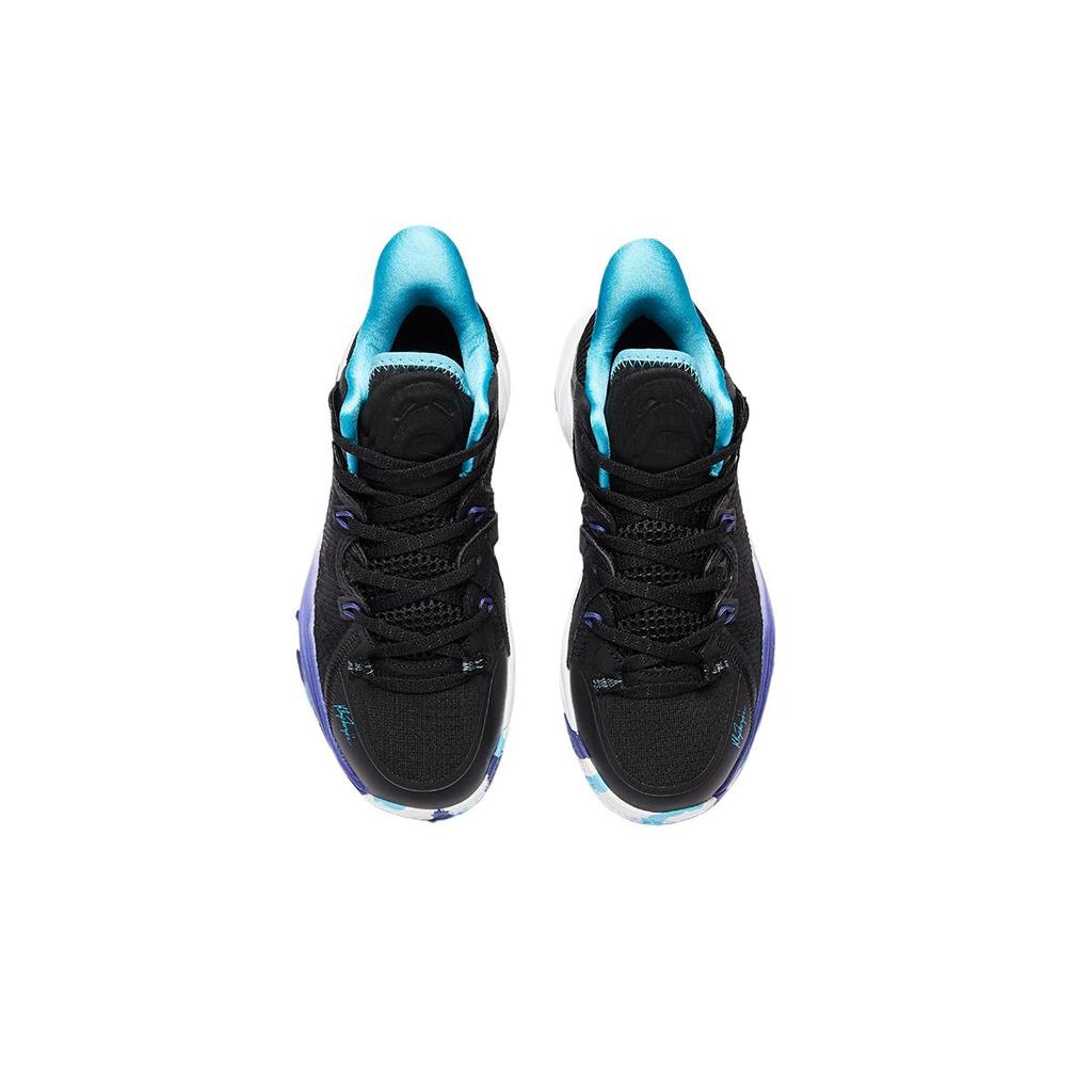 Anta Kids Fabric Basketball Series Ground Gripping Sports Fashion Non-Slip Shock Absorbing Wear-Resistant Low-Top Kids Basketball Shoes 312441115U-3