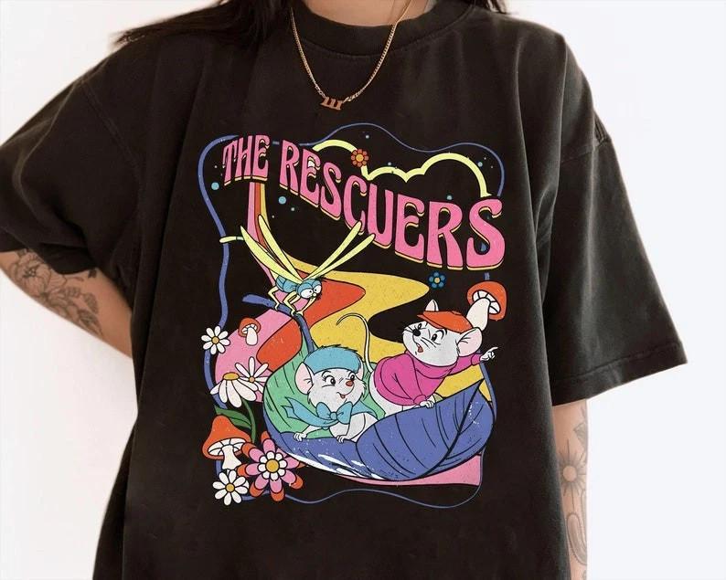 The Rescuers Bernard Bianca Mouse Leaf Boat Tshirt Unisex T-Shirt XXL