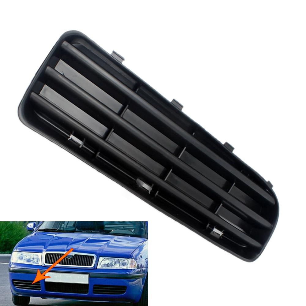 ABS Car Front Bumper Fog Light Grille Cover Frame for Skoda Octavia A4 MK1 2001- 2011 Left Driver/Right Passenger Side