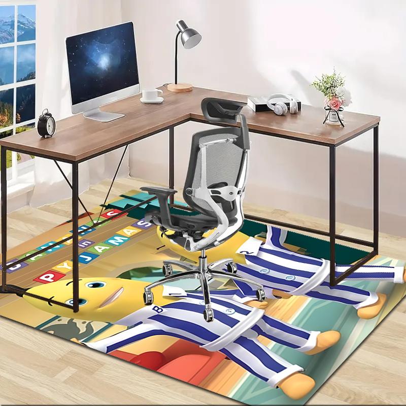 1pc Banana Design Area Rug - Non-Slip, Soft & Cozy Floor Mat for Living Room, Bedroom, Office - Indoor/Outdoor Decorative Carpet