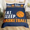 Cool Basketball 3D High Definition Digital Printing Duvet Set Soft Bedding