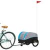 Cykelanhænger Sort og Blå 30 kg Jern