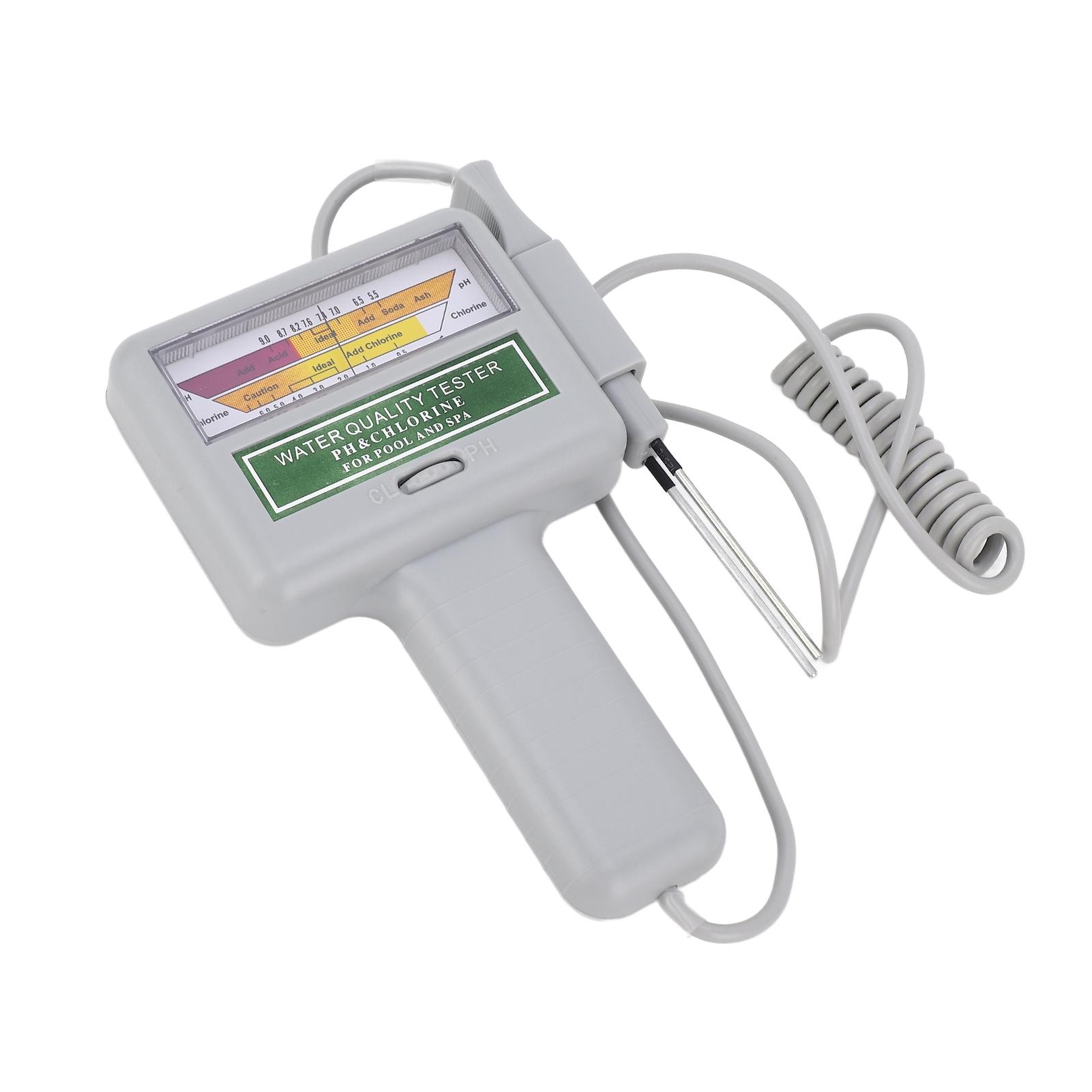 

Портативный тестер pH, измеритель хлора, монитор качества воды для бассейна, спа, проверка