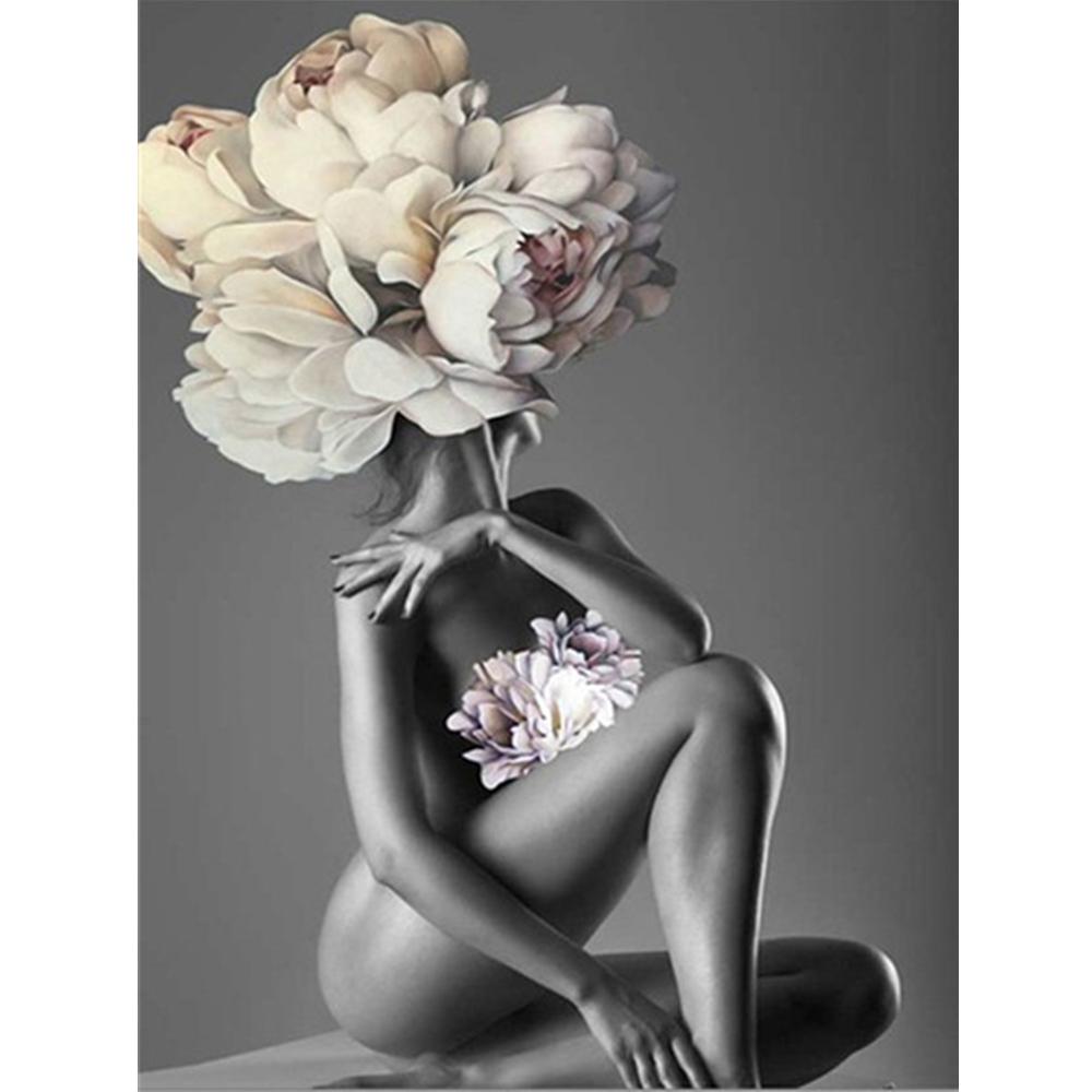 Volle quadratische/runde Diamantmalerei Porträt Frau Strasssteine ​​5D DIY Diamantstickerei Verkauf Schmetterling Mosaik Dekor