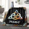 Celtic Knot Mandala Home Custom Blankets Comfortable Soft Lightweight Allseason Multipurpose Blanket For Picnics Sofas Offices Beds Living Rooms